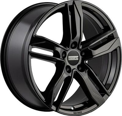 Fondmetal Hexis 8x18 5x112 ET 40 Dia 66.5 Black Glossy