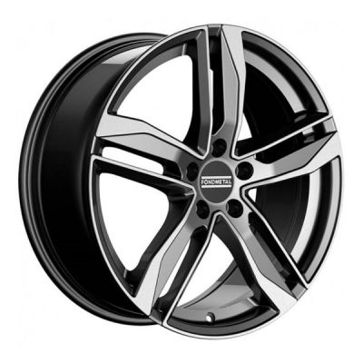 Fondmetal Hexis 8x18 5x112 ET 48 Dia 57.1 Glossy Titanium