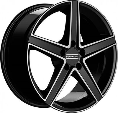 Fondmetal Ioke 8x18 5x112 ET 48 Dia 66.5 Matt Black Machined