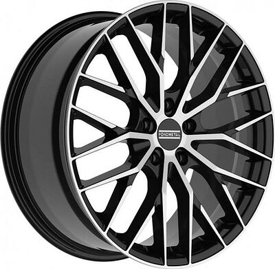 Fondmetal Makhai 9x21 5x112 ET 26 Dia 66.5 Black Glossy Machined