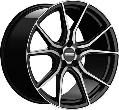 Fondmetal STC45 8.5x20 5x114.3 ET 32 Dia 75 Glossy Black Machined