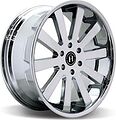 Harp Y-10 9.5x22 6x139.7 ET 30 Dia 78.1 chrome