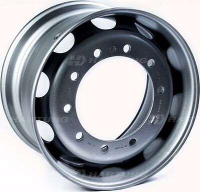 Hartung 9911-21 11.75x22.5 10x335 ET 120 Dia 281 silver