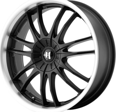 Helo HE845 8x20 6x120 ET 42 Dia 72 Black/Machined
