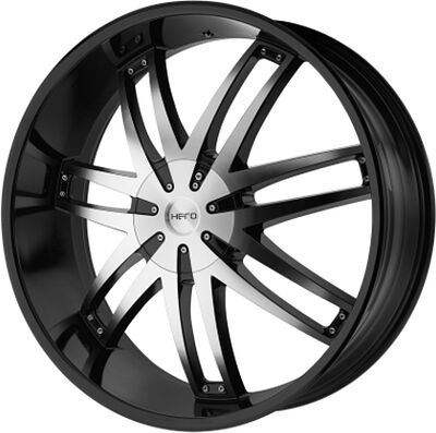 Helo HE868 8x20 6x115 ET 38 Dia 72 Black/Machined