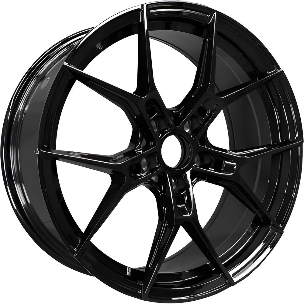 Hengde 5063 8x18 5x112 ET 35 Dia 66.56 Gloss Black