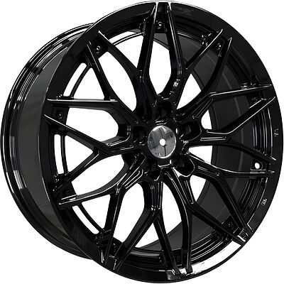 Hengder F1072 8x18 5x105 ET 30 Dia 73 Black