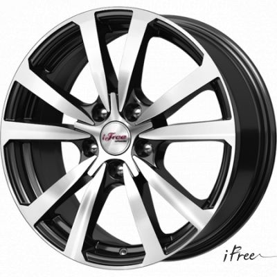 iFree Бэнкс 7x17 5x108 ET 45 Dia 67.1 блэк джек