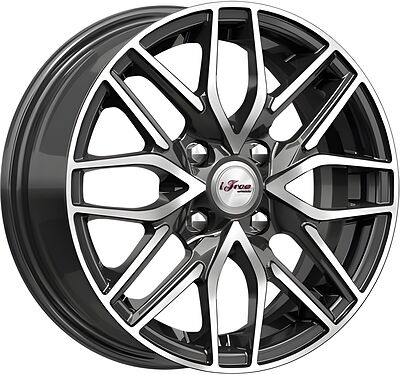 iFree Кайкос (КС1001) 5.5x14 4x98 ET 35 Dia 58.5 Блэк Джек