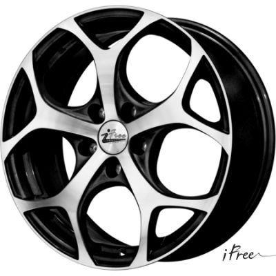 iFree Тортуга 7x17 5x100 ET 45 Dia 67.1 блэк джек