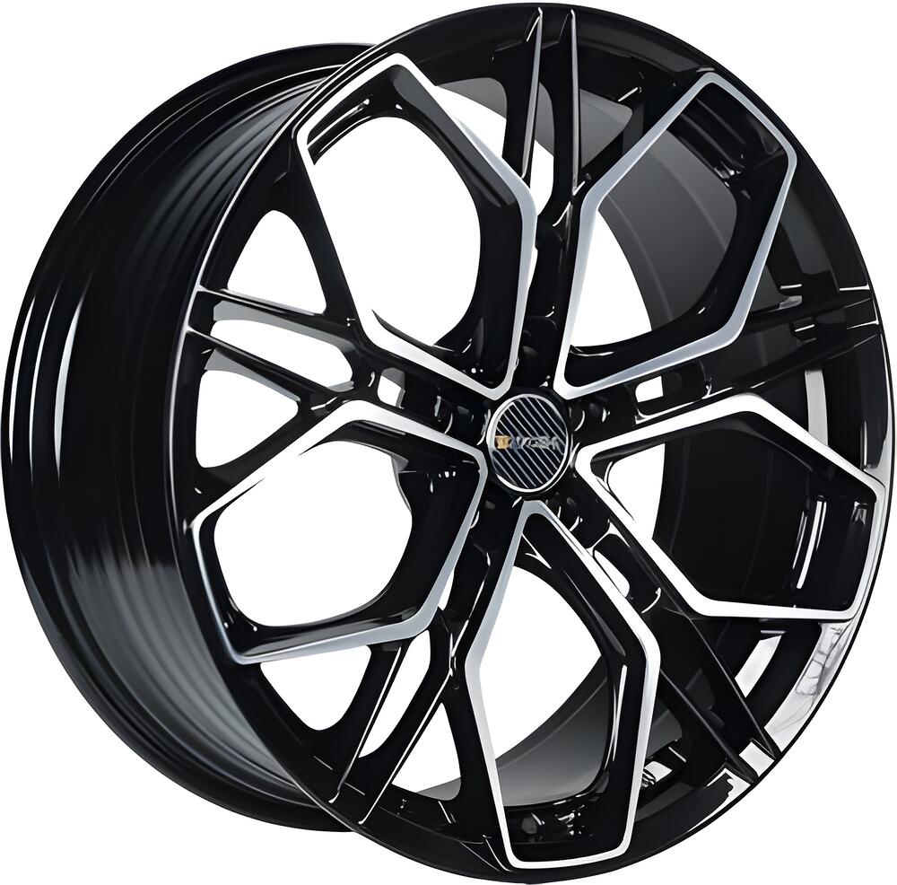 Inch FA8534 8x20 5x114 ET 30 Dia 60 Gloss Black Machined Face