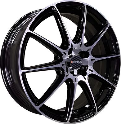 Inch FA8537 6.5x17 5x114.3 ET 45 Dia 60.1 Gloss Black Machined Face