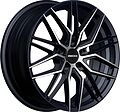 Inch FA8539 7x17 5x114.3 ET 45 Dia 60.1 Gloss Black Machined Face