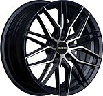Inch FA8539 7x17 5x108 ET 40 Dia 60.1 Gloss Black Machined Face