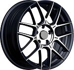 Inch FA8541 7x17 5x108 ET 40 Dia 60.1 Gloss Black Machined Face
