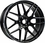 Inch ULF-R07 9x20 5x112 ET 34 Dia 66.56 Black Machine Lip