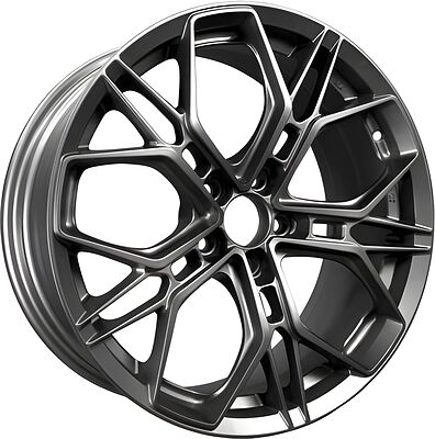 Inch ZJH 8.5x19 5x112 ET 28 Dia 66.6 Satin Gunmetal