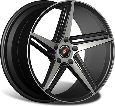 Inforged IFG31 8x18 5x112 ET 40 Dia 66.6 Black Machined