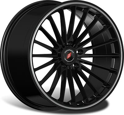 Inforged IFG36 8x18 5x112 ET 32 Dia 66.6 Matt Black Undercut Lip