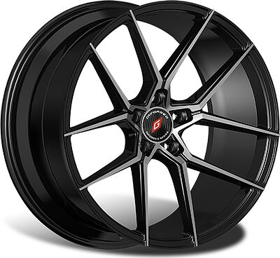 Inforged IFG39 8x18 5x112 ET 32 Dia 66.6 Black Machined
