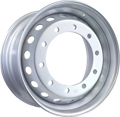 Jantsa 6/21,5/161/70 6x15 6x21.5 ET 70 Dia 161 Silver
