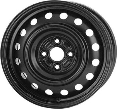 KFZ 8114 6x15 4x100 ET 48 Dia 54.1 Black