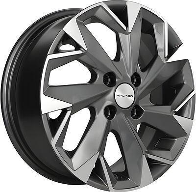 Khomen Wheels KHW1402 5x14 4x98 ET 35 Dia 58 Gray-FP