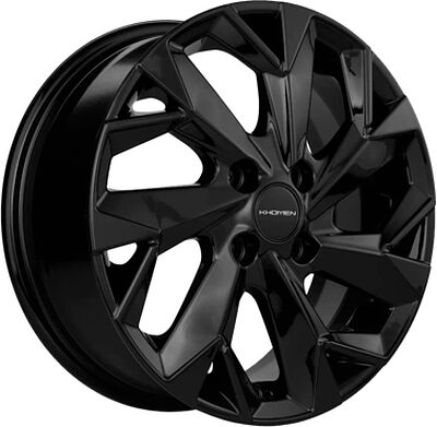 Khomen Wheels KHW1402 (Solaris/Logan/Rio) 5.5x14 4x100 ET 43 Dia 67.1 Black