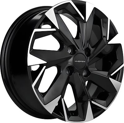 Khomen Wheels KHW1402 (Solaris/Rio) 5.5x14 4x100 ET 43 Dia 67.1 Black-FP