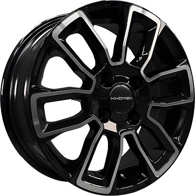 Khomen Wheels KHW1406 (Lada Granta) 5.5x14 4x98 ET 35 Dia 58.5 Black-FP