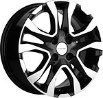 Khomen Wheels KHW1501 (Logan/Sandero/Xray) 6x15 4x100 ET 40 Dia 60.1 Black-FP