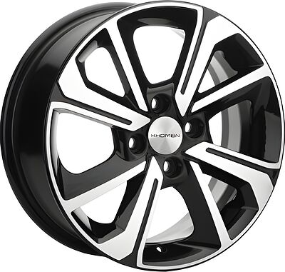 Khomen Wheels KHW1501 (Nexia) 6x15 4x100 ET 45 Dia 56.6 Black-FP