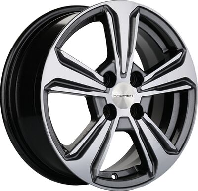 Khomen Wheels KHW1502 (Nexia) 6x15 4x100 ET 45 Dia 56.6 Gray-FP