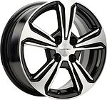 Khomen Wheels KHW1502 (Solaris I) 6x15 4x100 ET 48 Dia 54.1 Black-FP Khomen Wheels KHW1502 (Solaris I) 6x15 4x100 ET 48 Dia 54.1 Black-FP