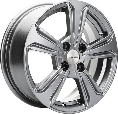 Khomen Wheels KHW1502 (Solaris I) 6x15 4x100 ET 48 Dia 54.1 Gray