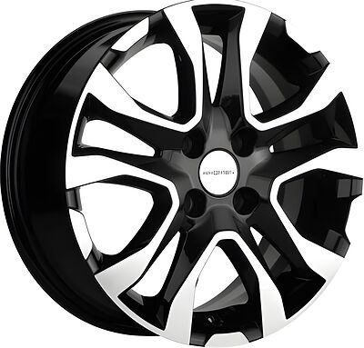 Khomen Wheels KHW1503 Rio/Solaris 6x15 4x100 ET 46 Dia 54 Black-FP