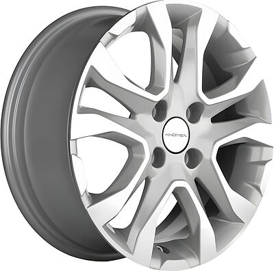Khomen Wheels KHW1503 (XRay) 6x15 4x100 ET 40 Dia 60.1 F-Silver-FP