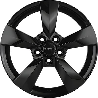 Khomen Wheels KHW1504 (Polo) 6x15 5x100 ET 40 Dia 57.1 Black