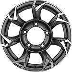 Khomen Wheels KHW1505 (Jimny) 5.5x15 5x139.7 ET 5 Dia 108.1 Gray-FP Khomen Wheels KHW1505 (Jimny) 5.5x15 5x139.7 ET 5 Dia 108.1 Gray-FP
