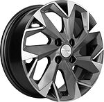 Khomen Wheels KHW1508 (Lada Granta) 6x15 4x98 ET 35 Dia 58.6 Gray-FP