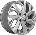Khomen Wheels KHW1508 (XRay) 6x15 4x100 ET 40 Dia 60.1 F-Silver-FP