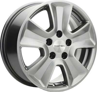 Khomen Wheels KHW1601 (Duster) 6.5x16 5x114.3 ET 50 Dia 66.1 F-Silver