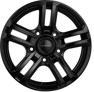 Khomen Wheels KHW1602 6.5x16 5x139.7 ET 35 Dia 98.5 BLACK