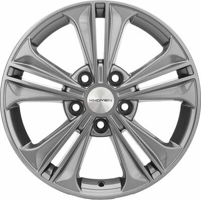 Khomen Wheels KHW1603 (Creta/Seltos) 6x16 5x114.3 ET 43 Dia 67.1 G-Silver