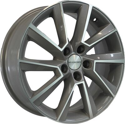 Khomen Wheels KHW1604 (Aveo) 6x16 5x105 ET 39 Dia 56.6 F-Silver-FP