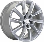 Khomen Wheels KHW1604 (Kamiq/Rapid/Scala) 6x16 5x100 ET 38 Dia 57.1 F-Silver-FP