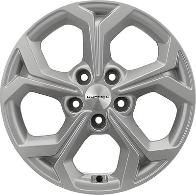 Khomen Wheels KHW1606 (Huyndai/Kia) 6.5x16 5x114.3 ET 43 Dia 67.1 F-Silver