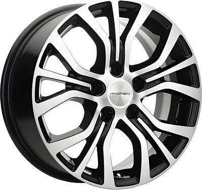 Khomen Wheels KHW1608 (Mitsubishi) 6.5x16 5x114.3 ET 46 Dia 67.1 Black-FP