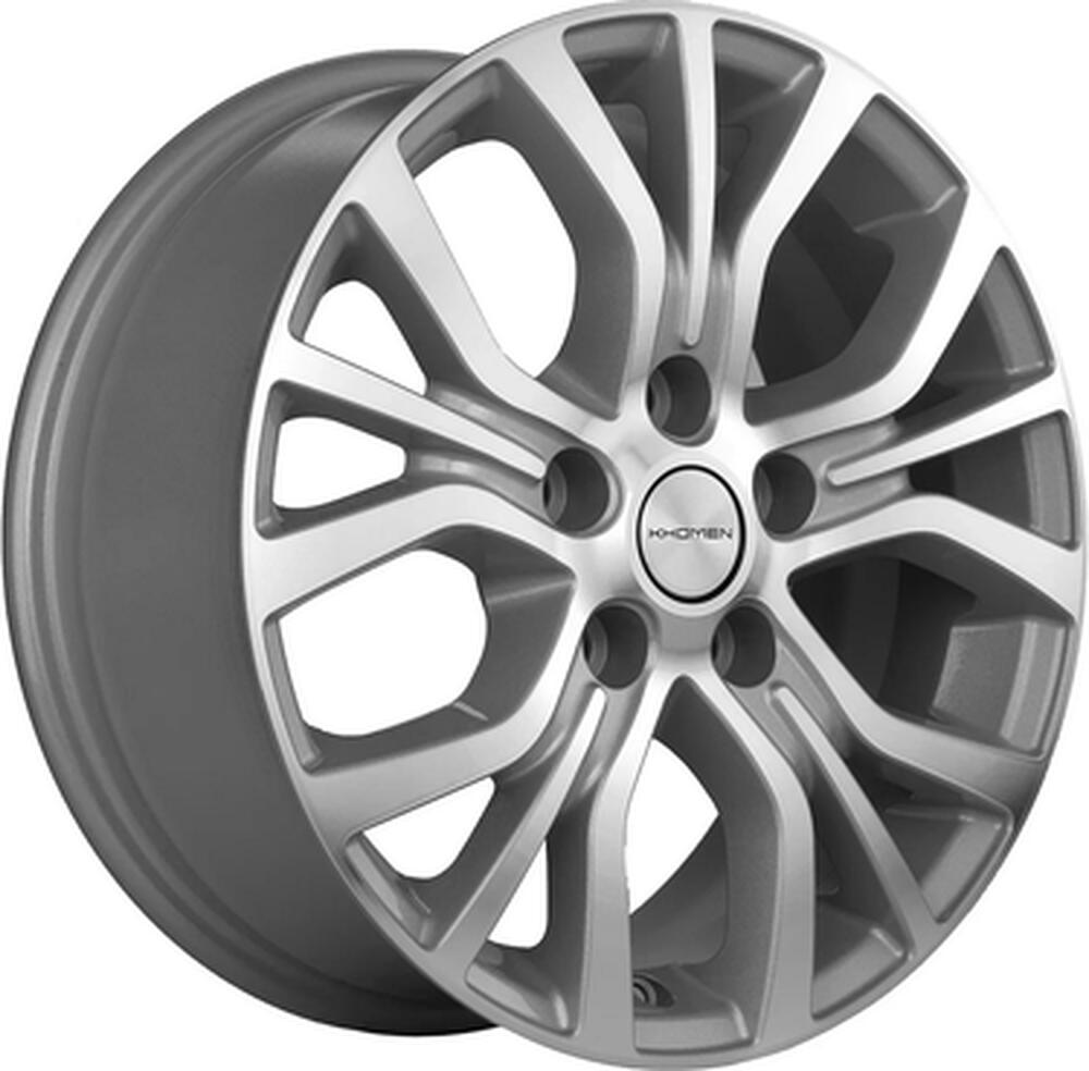 Khomen Wheels KHW1608 (Multivan) 6.5x16 5x120 ET 38 Dia 65.1 F-Silver-FP