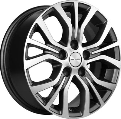 Khomen Wheels KHW1608 (Opel Zafira) 6.5x16 5x110 ET 43 Dia 65.1 Gray-FP